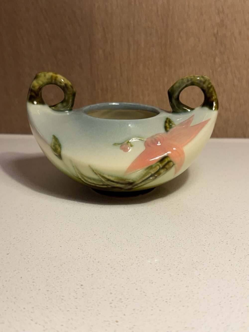 Vintage Hull Pottery Woodland Collection W28 Sugar Bowl No Lid